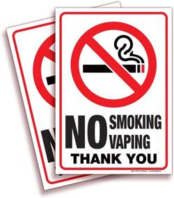 img 4 attached to Smoking Vaping Sticker Sign Self Adhesive