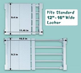 img 1 attached to 🔒 Lab & Scientific Products: Extendable Accessories Lockers for Adjustability