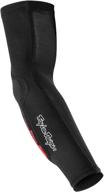 🔥 troy lee designs stage elbow guard: premium black armor in medium-large size logo