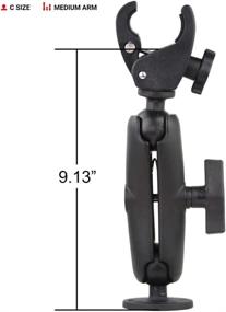 img 2 attached to 🔧 Tough-Claw Trolling Motor Stabilizer with Medium Arm by RAM Mounts RAP-400-202U