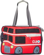 🐾 cleo by teafco petobus airline approved medium pet carrier - carmine red/gray: a reliable and stylish travel solution for your pet логотип