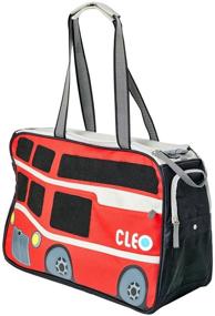 img 3 attached to 🐾 Cleo By Teafco Petobus Airline Approved Medium Pet Carrier - Carmine Red/Gray: A Reliable and Stylish Travel Solution for Your Pet