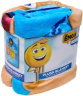 🛏️ cozy up with the franco manufacturing emoji movie going up kids bedding twin blanket - 62 x 90 logo