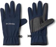 🧤 graphite columbia ascender softshell glove logo