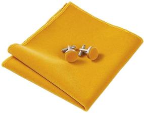 img 1 attached to Velvet Pre Tied Bowtie Cufflink 0571 18 Men's Accessories in Ties, Cummerbunds & Pocket Squares