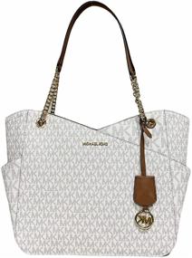 img 4 attached to Michael Kors Shoulder Vanilla Signature Women's Handbags & Wallets