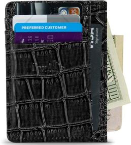 img 4 attached to 💼 Streamlined Protection: CoreLife Minimalist RFID Blocking Wallet for Men's Security