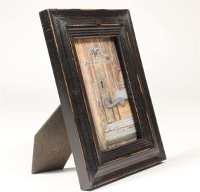 img 2 attached to 🖼️ Stylish & Durable 4x6 Weathered Black Wood Picture Frame: Showcase Your Memories in Elegance