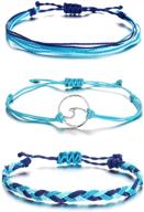 🌊 surfer wave bracelets for teen girls - adjustable, handmade friendship jewelry inspired by the ocean logo