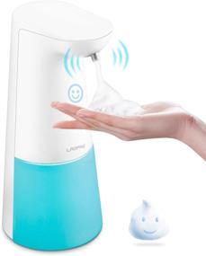 img 4 attached to 🧼 LAOPAO Automatic Foaming Soap Dispenser, Touchless Hand-Free Countertop Soap Pump - Perfect Xmas Gift for Kitchen & Bathroom. Ideal Touchless Soap Dispenser for Dish Soap and More!