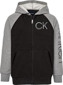img 2 attached to Calvin Klein Fleece FA21Pullover 16 Boys' Clothing ~ Active