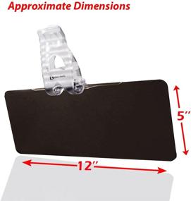 img 1 attached to 🚗 Tinted Windshield Car Sun Visor: The Ultimate Solution for Glare and UV Protection by Zento Deals