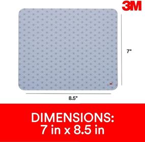 img 3 attached to 🐭 Enhance Optical Mouse Precision with 3M Precise Mouse Pad – Repositionable Adhesive, Frostbyte, 8.5" x 7