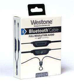 img 1 attached to Westone Беспроводные наушники Bluetooth и кабель для монитора в ухе: 🎧 Разъем MMCX, микрофон, 8-часовой аккумулятор (совместимы с Apple и Android)