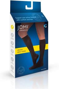 img 1 attached to 🧦 Jomi Compression Knee High Collection, 20-30mmHg Premiere Closed Toe, Petite Short 222 (Large, Beige) for Improved SEO