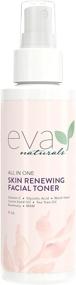 img 4 attached to 🌹 Eva Naturals Pore-Refining Facial Toner: Hyaluronic Acid Serum for Tone, Hydration, and Rejuvenation - All Natural Rose Water Face Tone, Ideal for All Skin Types - 4 Oz