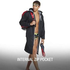 img 1 attached to 🧥 Ultimate Warmth and Style: Speedo Unisex Parka Jacket in Team Colors with Fleece Lining