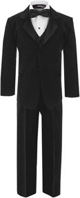 img 4 attached to Classic White Boys' Formal Dresswear: G214 Suits & Sport Coats for Boys' Clothing