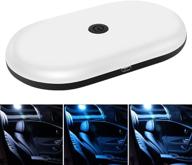 dibms led ceiling dome light with usb charger: high speed charging, multi-function interior light for car, rv, trunk, camper, trailer – 3 colors logo