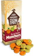 🐇 supremepetfoods tiny friends farm russel rabbit munchers: carrot & leek - 4.2 oz, pack of 33 - premium rabbit treats logo