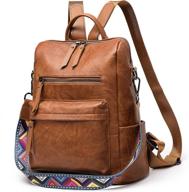 🎒 women's fashion backpack satchel: stylish handbags and wallets logo