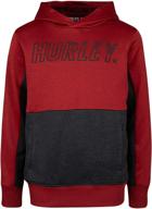 👕 hurley boys' hooded graphic pullover logo