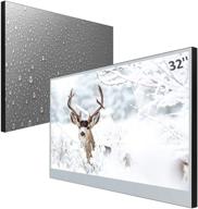 32-дюймовое зеркало-телевизор smart для ванной комнаты - elecsung ip66 🚿 водонепроницаемая система android с встроенным тв-тюнером (atsc), wi-fi и bluetooth. логотип