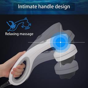 img 3 attached to Electric Handheld Fat Cellulite Remover Massager for Body, Muscles, Back, Foot, Neck, Shoulder, Leg, Calf - Cellulite Removal Machine with 4 Attachable Massage Wands