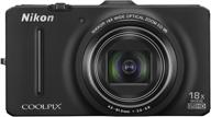 nikon coolpix s9300 16.0 mp digital camera - black (no longer manufactured) logo