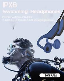 img 2 attached to Наушники Conduction Водонепроницаемые Bluetooth Underwater