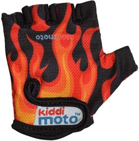 img 4 attached to Kiddimoto Kids Bike Gloves Rainbow