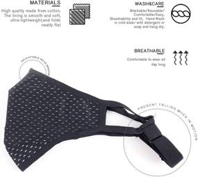 img 2 attached to HEPLFIKG Sports Athletic Face Mask, Breathable & Reusable for Outdoor Exercise & Workout