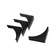 enhance furniture safety with eforlike 4 piece antique metal box corner protectors - black logo