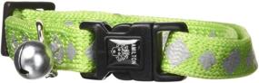 img 1 attached to Hamilton Reflective Break-A-Way Cat Safety Collar - Adjustable, 3/8-Inch by 8-Inch to 12-Inch