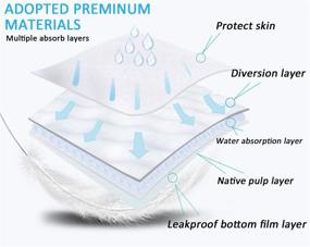 img 3 attached to Underpads Disposable Leak Proof Breathable Protector