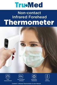 img 3 attached to GuruNanda Contact Less Infrared Forehead Thermometer