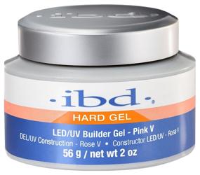 img 1 attached to 💅 IBD LED/UV Гели Розовый V, 2 унции: Идеальное решение для безупречного и долговечного розового маникюра!