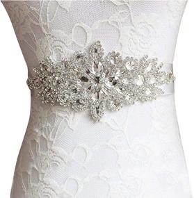img 1 attached to Snowskite Crystal Rhinestones Wedding Bridesmaid Women's Accessories for Belts