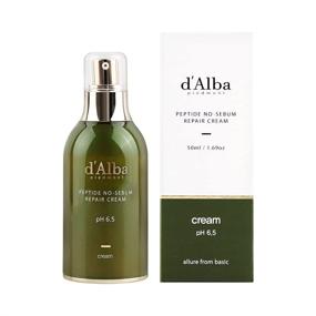 img 4 attached to Revitalizing K-beauty: d'Alba White Truffle Peptide No-Sebum Repair Cream for Skin's pH Balance, Dermatologist-Tested, Fragrance-Free, Alcohol-Free, Anti-Aging with BHA, Tocopherol Acetate, Niacinamide, Adenosine - Enhance Skin Relief, Vitality, and Glow