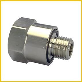 img 3 attached to 🔧 Effortless Oil Changes: EZ (AL-106) Silver 14mm-1.5 Thread Size Oil Drain Valve Adapter for Quick and Mess-free Maintenance