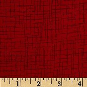 img 2 attached to Широкий квилтбэк Betula Flannel Red Westrade 110 дюймов: Ткань высокого качества на ярд.