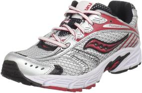 img 4 attached to Saucony Triumph Running Little Silver Girls' Shoes in Athletic
