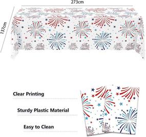 img 3 attached to Патриотическое покрывало для стола: украшения к Дню Независимости