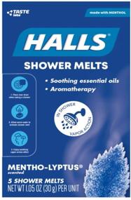 img 2 attached to Halls Soothing Shower Melts 5 Pack - Menthol-Eucalyptus Scented Aromatherapy with Therapeutic Essential Oils