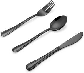 img 4 attached to LIANYU Silverware Stainless Tableware Dishwasher Boys' Clothing