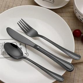 img 2 attached to LIANYU Silverware Stainless Tableware Dishwasher Boys' Clothing