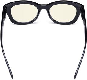 img 1 attached to 🕶️ UV Protected Oversized Progressive Reading Glasses for Women - Eyekepper Multifocus Computer Readers - Trifocal Noline Black Frame +2.50