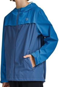 img 4 attached to 🧥 BALEAF Boys' Waterproof Raincoat: Lightweight Windbreakers for Ultimate Protection