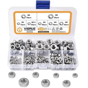 img 4 attached to Nuts Assortment Screw Bolt 315Pcs