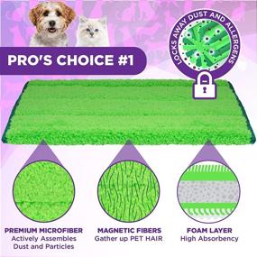 img 3 attached to VanDuck Microfiber Mop Pads for Pet-Friendly Swiffer WetJet - 4 Pack Heavy Duty Refills for Wet and Dry Sweeping - Reusable Replacements for Wet Jet Pads - Ideal for Hardwood Floor Cleaning